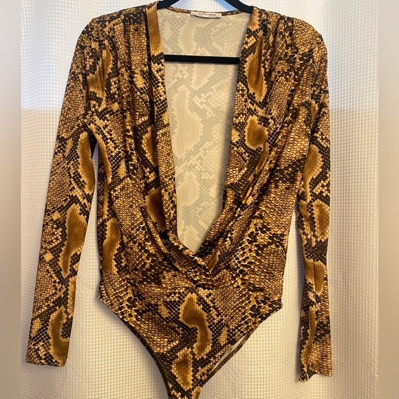 Zara snake skin look body suit. - Picture 3 of 7